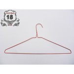 Strong Coloured Wire Coat Hangers (13G) 16"/40cm Orange Metal Clothes extra strong